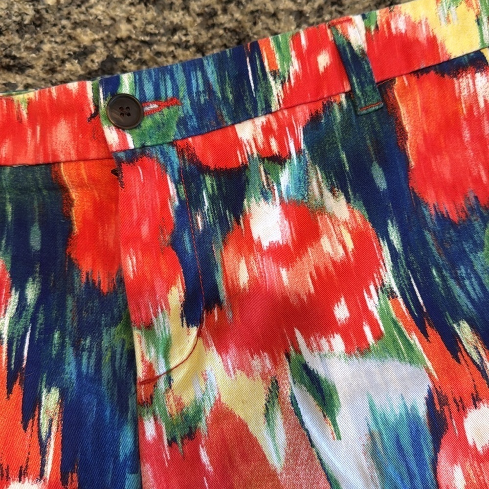 100% cotton Merona Colorful Floral Women's Shorts size 16 - Picture 5 of 6